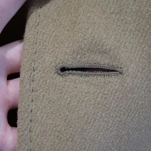 LNWOT Chester Barrie Hand Tailored Double Breasted Wool Overcoat England US42R - Picture 9 of 16